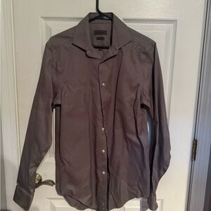 Calvin Klein Men's Charcoal Dress Shirt